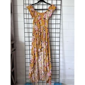 Altar'd State Gold Coast Walk‎ Through Floral Romper Dress Womens M Boho